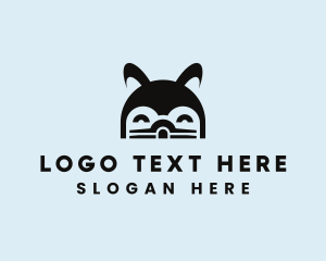 Cute Bee Insect logo
