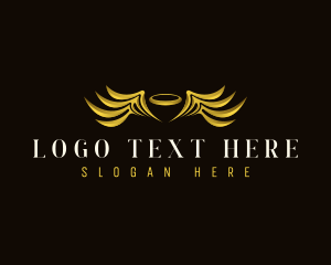Holy Angel Wings logo