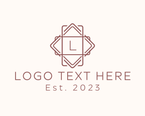 Geometric Interior Design logo design