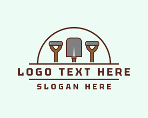 Landscaping Mining Shovel logo