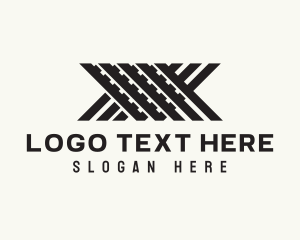 Metal Works Letter X logo