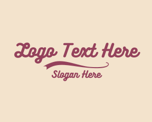 Pretty Calligraphy Banner logo