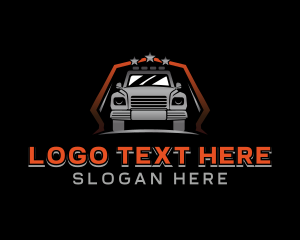 Transportation Pickup Truck logo