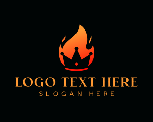 Blazing Flame Crown  logo
