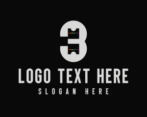 Pixel Tech Number 3 logo