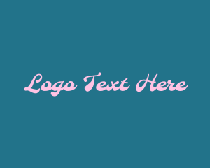 Retro Cursive Business logo