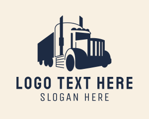 Blue Freight Truck logo