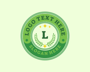 Eco Laurel Wreath  logo