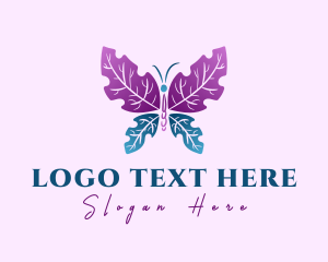 Butterfly Leaf Wings logo