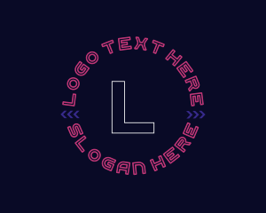 Futuristic Tech Cyberspace logo