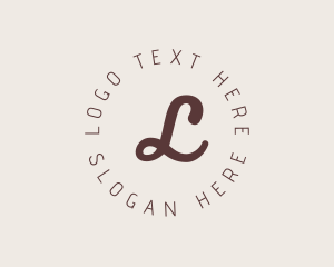 Retro Script Business logo