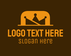 Golden Crown Silhouette logo