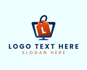 Computer Monitor Price Tag logo