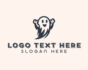 Spooky Scary Ghost  logo