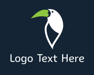 Green Bird Beak logo