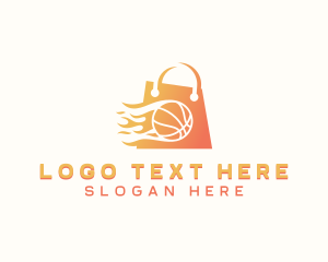 Basketball Shopping Bag logo