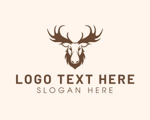 Buck Caribou Antler logo