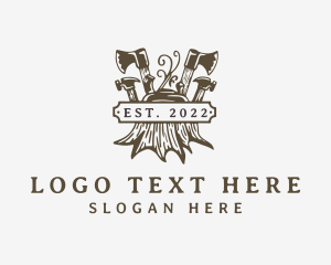 Wood Axe Carpentry logo