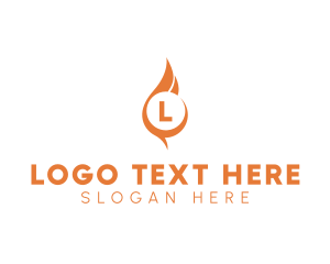 Heat Flaming Torch  logo