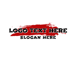 Brush Asian Wordmark logo