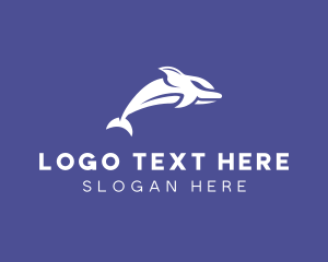 Aquatic Ocean Dolphin logo