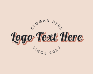 Round Casual Business logo