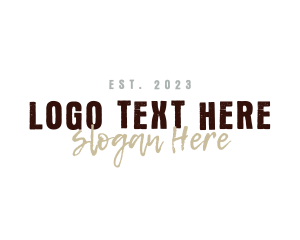 Grunge Rustic Brand logo