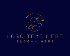 Dinosaur Raptor Predator logo