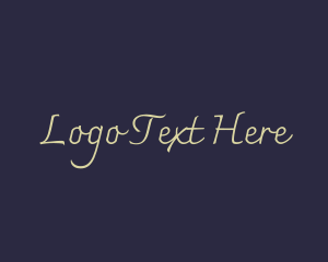 Elegant Cursive Business logo