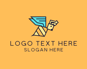 Flying Geometric Bee logo