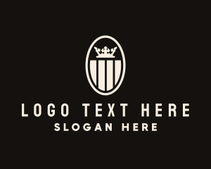 Crown Stripe Crest logo