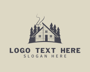 Forest Wooden Cabin logo