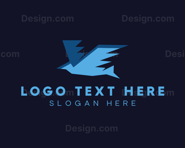 Fast Flying Bird Logo