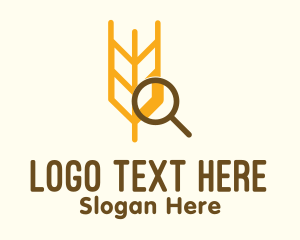 Wheat Magnifying Glass logo