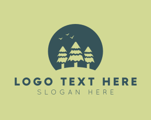 Pine Tree Sunset  logo