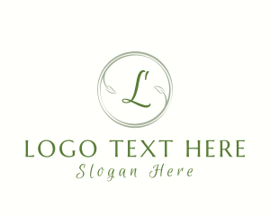 Natural Ornamental Leaf Logo