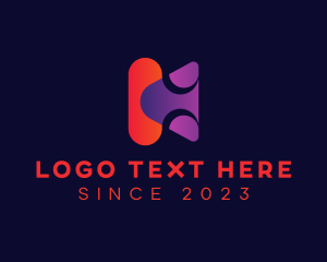 Creative Agency Letter K logo