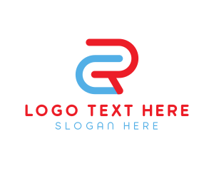 Generic Outline Letter C & R logo