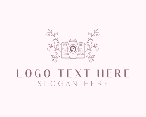 Floral Camera Photographer logo
