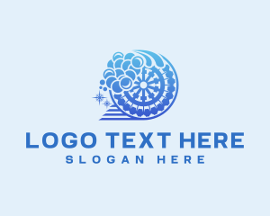 Wheel Car Wash Bubbles logo