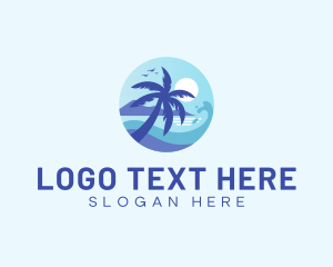 Beach Vacation Destination logo