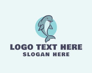 Aquatic Mammal Dolphin logo