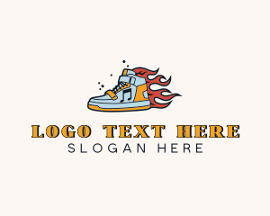 Flame Sneaker Footware logo