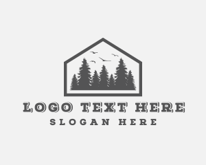 Forest Pine Tree logo