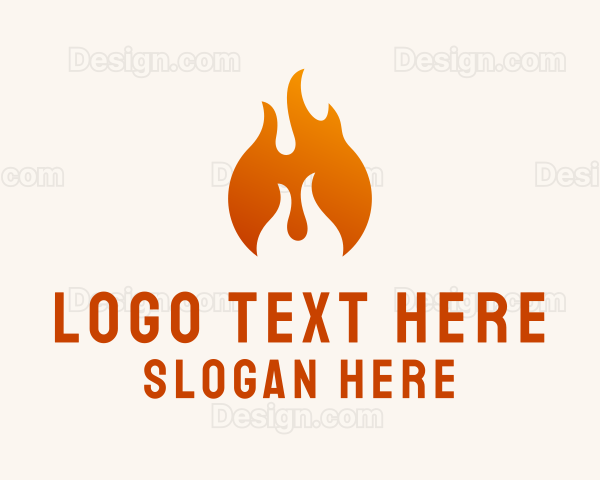 Fire Energy Fuel Logo