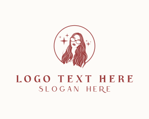Fashion Woman Eyeglass logo