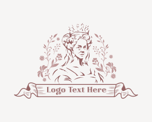 Floral Royal Queen logo