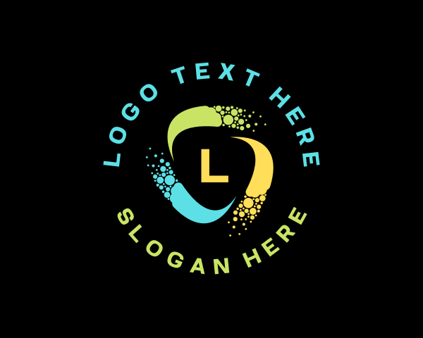 Swirl logo example 3