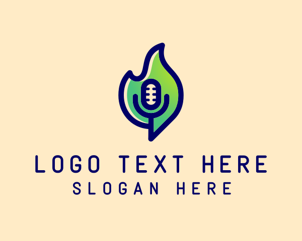 Leaf logo example 3