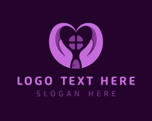 Violet Heart House logo